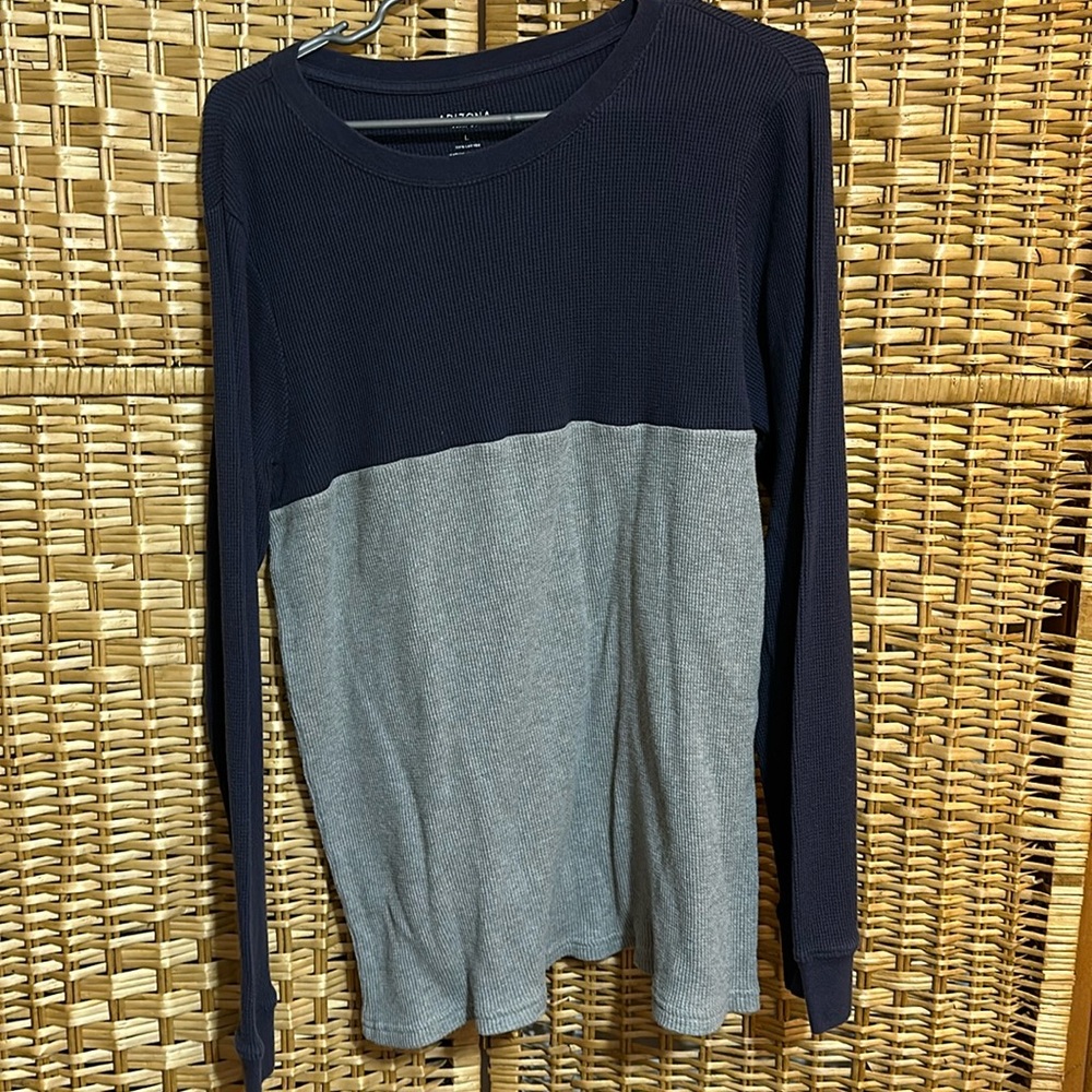 Men’s Arizona large waffle knit long sleeve